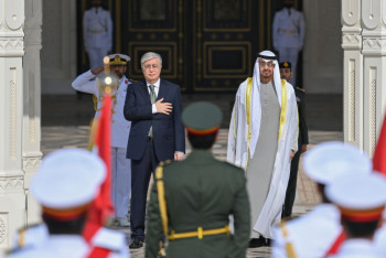 Фотография к новости: Токаев провёл переговоры с президентом ОАЭ