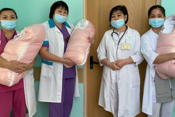 Фотография к новости: Тройняшки появились на свет в Уральске