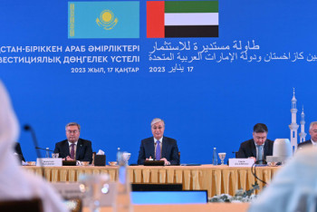 Фотография к новости: Правительство готово оказать вам любую поддержку - Токаев инвесторам из ОАЭ