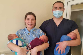 Фотография к новости: Теперь их семеро: Тройня родилась в Костанайской области