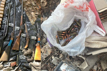 Фотография к новости: 18 единиц оружия и более 900 боеприпасов обнаружили жамбылские полицейские