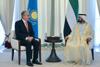 Фотография к новости: Токаев пригласил правителя Дубая в Казахстан