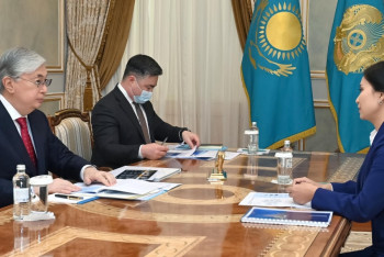 Фотография к новости: Как будет развиваться "Казпочта", рассказали президенту РК