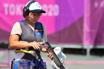 Фотография к новости: Казахстанки стали победительницами этапа Кубка мира по стендовой стрельбе