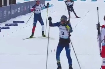 Фотография к новости: Казахстанские биатлонисты остались без медалей после триумфа в спринте на Универсиаде-2023