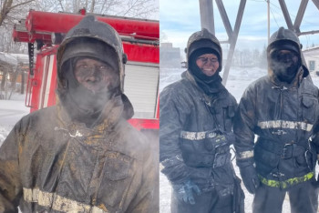 Фотография к новости: Ролик с улыбающимися после тушения огня пожарными восхитил соцсети