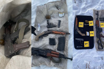 Фотография к новости: Тайник с оружием нашли в Талдыкоргане