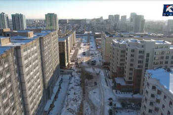 Фотография к новости: В Астане жильцы престижных ЖК страдают из-за бездорожья