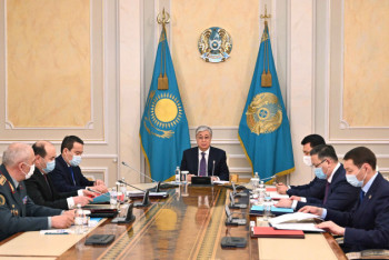 Фотография к новости: Токаев провёл заседание Совета безопасности РК