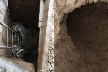 Фотография к новости: В заброшенном доме в Бестобе найден незаконный пролаз на шахты