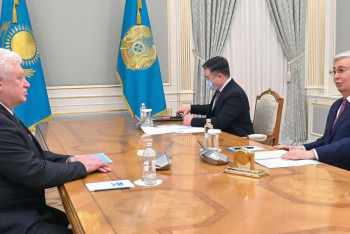 Фотография к новости: Токаев принял главу авиакомпании SCAT