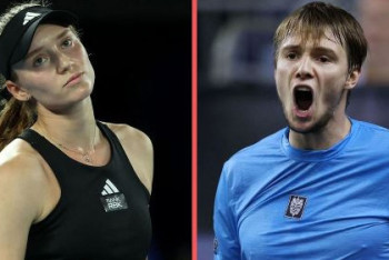 Фотография к новости: "Оставь девушку в покое": Первая ракетка Казахстана встал на защиту Рыбакиной от ее тренера