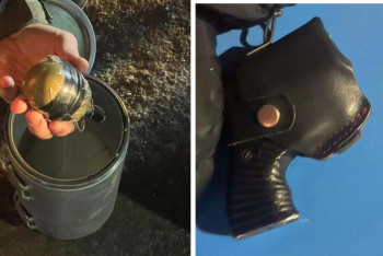 Фотография к новости: Карагандинца с гранатой и пистолетом задержали в Астане