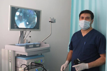 Фотография к новости: Проглотившего столовую ложку мужчину спасли хирурги в Конаеве