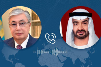 Фотография к новости: Токаев поговорил по телефону с президентом ОАЭ