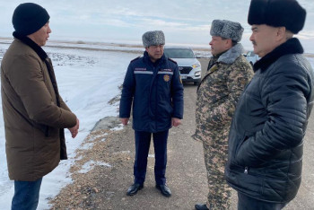 Фотография к новости: От подтоплений в СКО готовятся защищать пять населённых пунктов