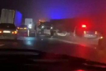 Фотография к новости: ГАЗ опрокинулся на трассе Алматы — Бишкек: госпитализированы четыре человека