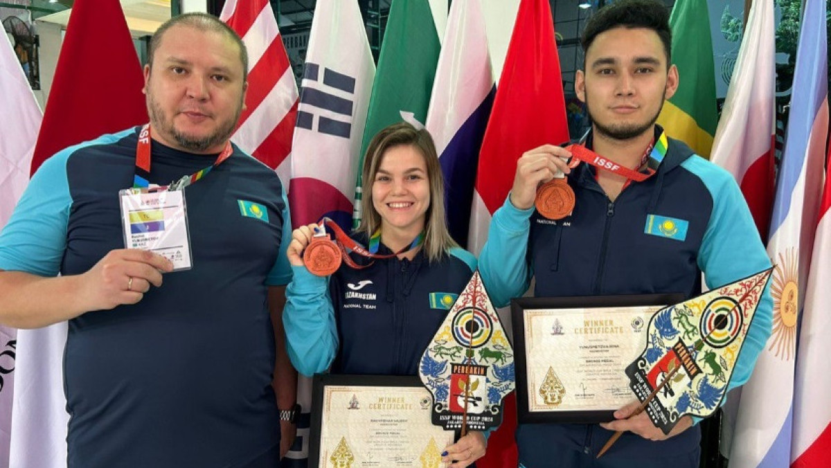 Казахстан занял первое место в общекомандном зачёте этапа Кубка мира по пулевой стрельбе