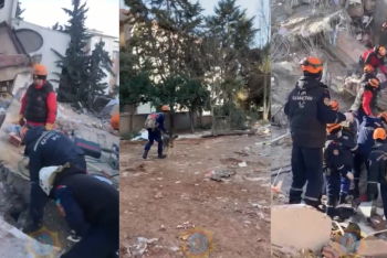 Казахстанские спасатели в Турции достали из-под завалов женщину