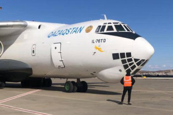 Фотография к новости: Второй борт со спасателями из Казахстана приземлился в Турции