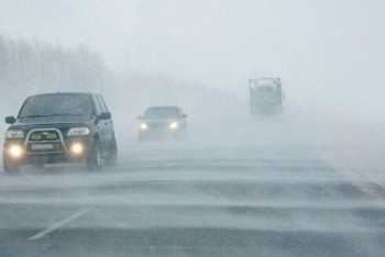 Фотография к новости: Из-за непогоды дороги перекрыли в трёх регионах Казахстана