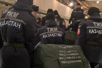 Фотография к новости: Борт с дополнительной гуманитарной помощью вылетел из Казахстана в Турцию