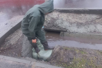 Улицы Шымкента затопило после проливного дождя