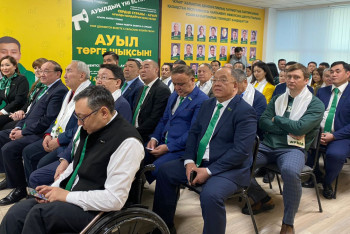 Предвыборный штаб партии "Ауыл" начал свою работу