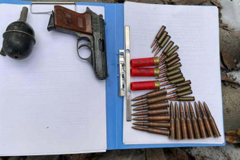 Фотография к новости: Очередной схрон оружия и боеприпасов обнаружили в Алматинской области