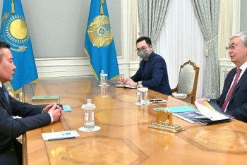 Фотография к новости: Токаев принял члена Национального курултая Талгата Калиева