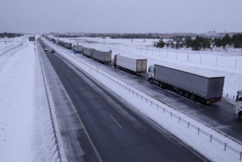 Фотография к новости: Казахстанским фурам перекрыли путь в Евросоюз через польскую границу