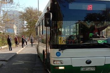 Фотография к новости: Автобусы Шымкента будут работать без кондукторов