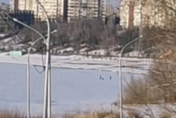 Фотография к новости: Пятерых подростков сняли со льда в Павлодаре