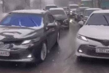 Фотография к новости: На водителей кортежа составили семь протоколов в Алматинской области