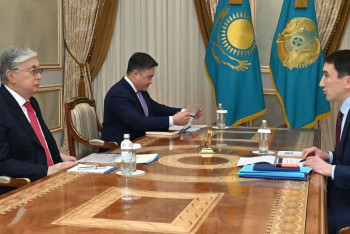 Фотография к новости: Токаев принял в Акорде главу "КазМунайГаза"