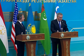 Фотография к новости: Приём Блинкена: визит госсека США в Казахстан прокомментировал китаевед