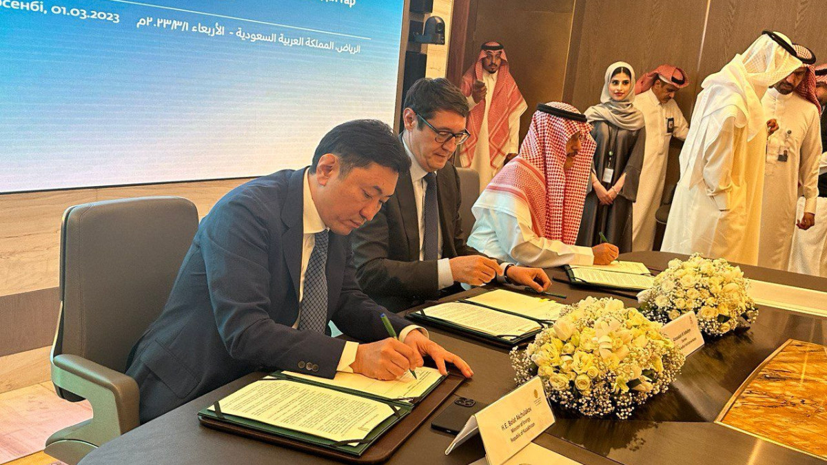 Крупный энергетический проект реализуют компании из Саудовской Аравии в Казахстане