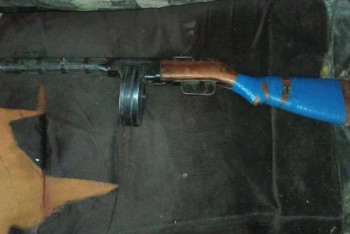 Фотография к новости: В Щучинске нашли пистолет-пулемёт времён Второй мировой войны