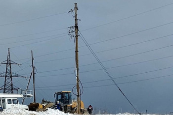 Фотография к новости: Риддер из-за непогоды остался без света