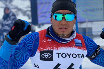 Фотография к новости: Ербол Хамитов взял серебро финального этапа Кубка мира по пара биатлону