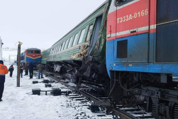 Фотография к новости: Поезд с 200 пассажирами  сошёл с рельсов в Актюбинской области
