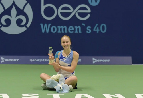 Фотография к новости: Россиянка Полина Кудерметова выиграла BeeTV 40 Women's в Астане