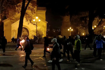 Фотография к новости: В Грузии решили отозвать законопроект об иноагентах, из-за которого начались протесты