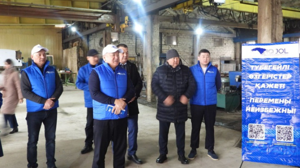 Члены "Ак жол" встретились с коллективом компании "Мерусарии и К" в Павлодаре