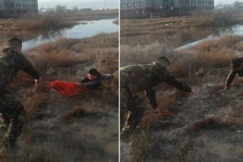 Фотография к новости: Подростка затянуло в грязь в Атырау