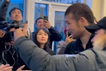 Фотография к новости: Шавката Рахмонова с размахом встретили в Казахстане после пятой победы в UFC