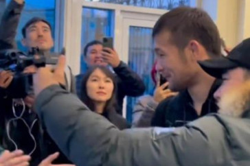 Фотография к новости: Шавката Рахмонова с размахом встретили в Казахстане после пятой победы в UFC