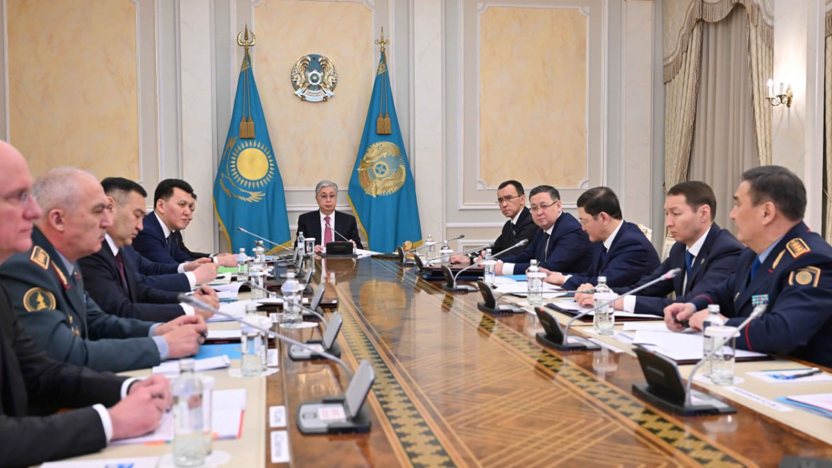 Токаев провел заседание Совета Безопасности