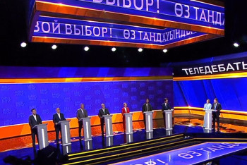 Фотография к новости: Предвыборные теледебаты стартовали на телеканале "Хабар" в Казахстане