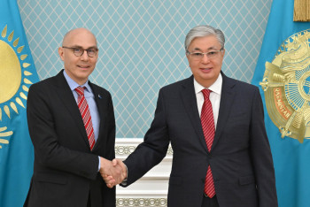 Фотография к новости: Токаев встретился с Верховным комиссаром ООН по правам человека